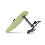Lift5 F 5'4" Cruiser eFoil in Matcha Green, rear tilt view