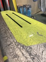 KT Super K 2 Pro Carbon Mid Length Foil Board | Yellow | 65L | TRADE SHOW "B-" Condition - Image 6