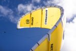 Cabrinha Nitro Apex canopy and Aluula struts in flight