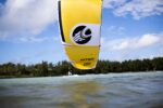 Cabrinha Nitro Apex kite overhead with rider on the water