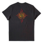 Quatro T-Shirt Vintage Logo Washed Black back