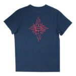 Quatro T-Shirt Vintage Logo Navy back