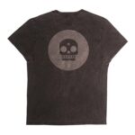 KT T-Shirt Skull Washed Black back