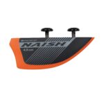 Naish G10 asymmetrical twin tip fin set, 4 x 4.5cm fins with screws