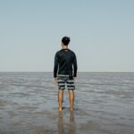 ION Surf Shield boardshorts on the water