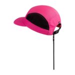 Armstrong 5 Panel Water Cap in Signal Pink, side view with mesh panel