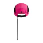 Armstrong 5 Panel Water Cap in Signal Pink, back view with buckle and leash