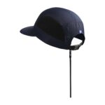 Armstrong 5 Panel Water Cap in Navy, side view with mesh panel
