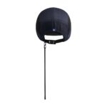 Armstrong 5 Panel Water Cap in Navy, back view with buckle and leash