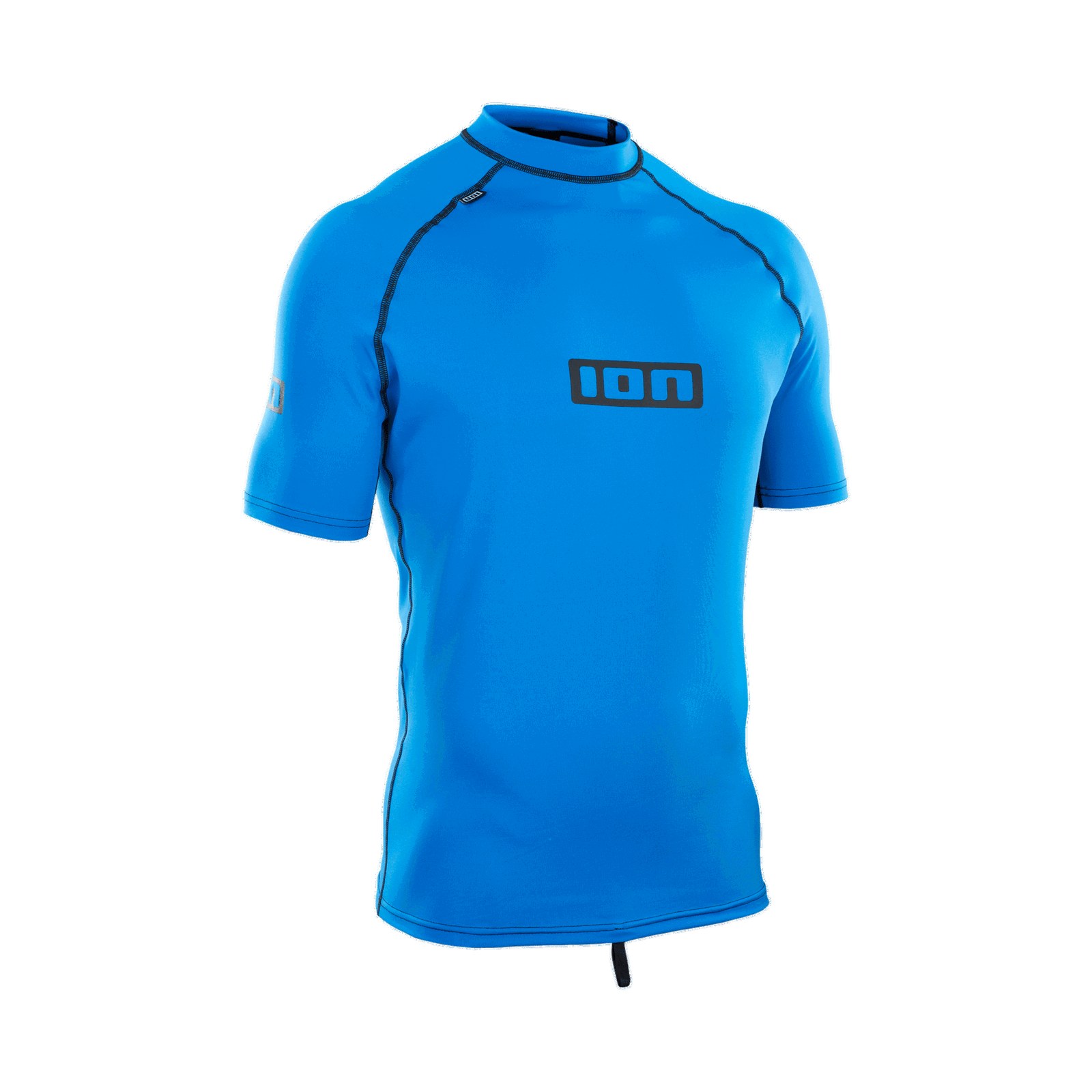 ion-promo-rashguard-ss-mens-blue-1.jpg ION Promo Rashguard Short Sleeve Men in bright blue, front