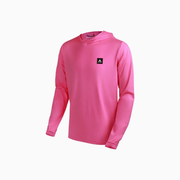 Armstrong Hooded UPF Top in Signal Pink