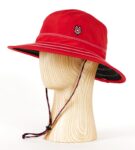Arntson Marine Cabana WindSun floating brim hat in True Red
