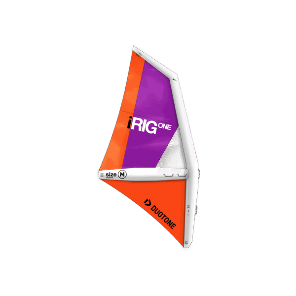 Duotone iRig One inflatable windsurf rig in White/Orange