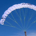 BRM Paia parawing in flight